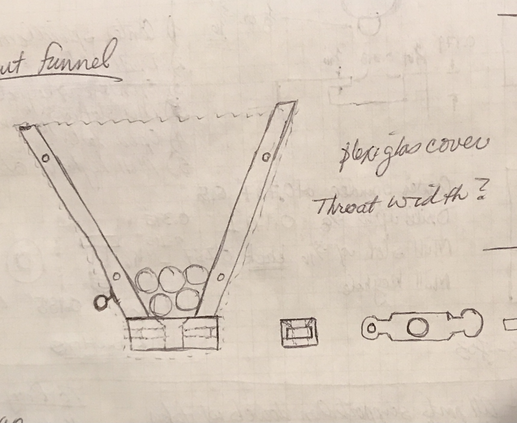 The plan for the marble input